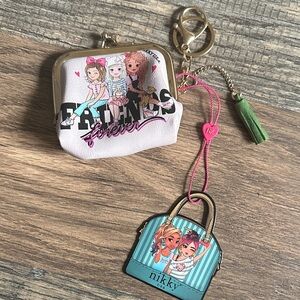 Nikky Friends Forever Coin Purse Key Chain